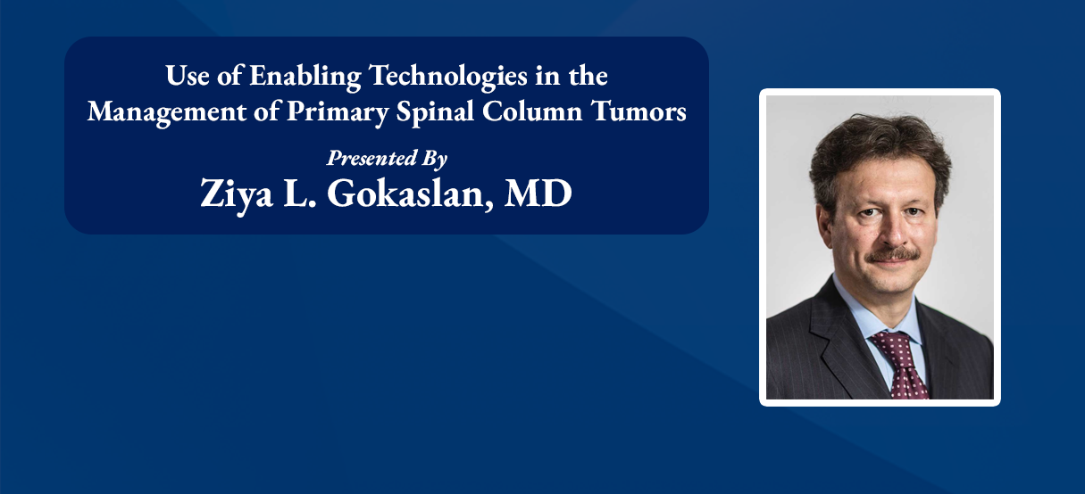 Ziya Gokaslan, MD is the upcoming speaker for Penn Neurosurgery.