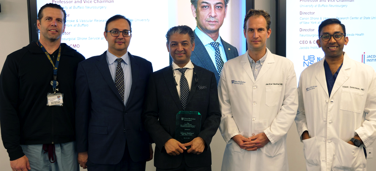 Adnan Siddiqui, MD with Penn Cerebrovascular Neurosurgeons.