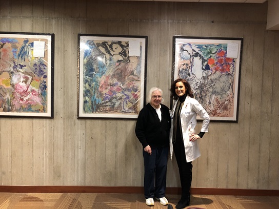 Hilda Friedman and Dr. Mina Massaro