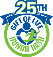 25th Annual Donor Dash logo
