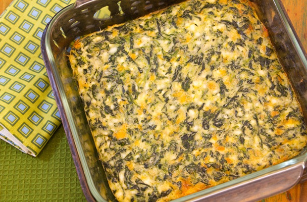 Spinach and cheese