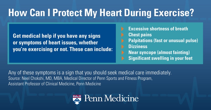 Protect your heart during exercise