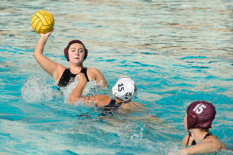 Emily playing water polo