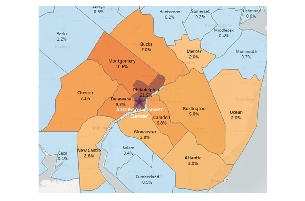 Community Outreach: Catchment Area - ACC | Penn Medicine