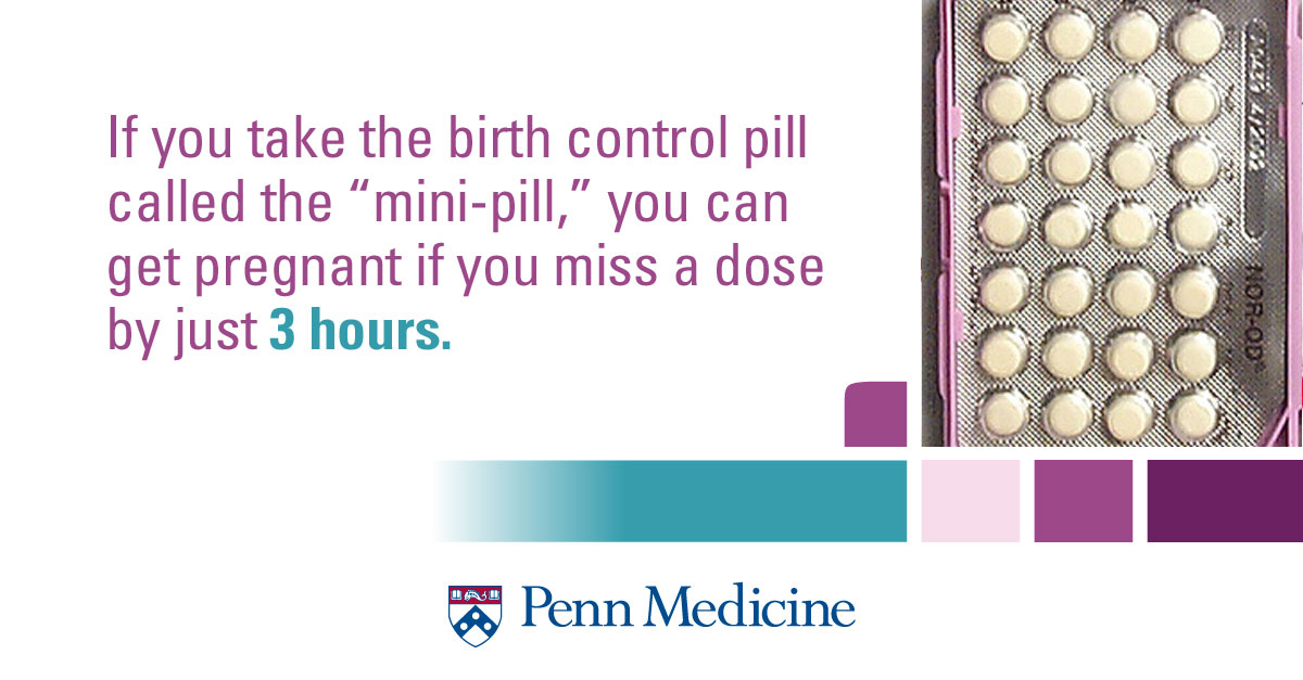 Do Birth Control Pills Work When...? – Penn Medicine